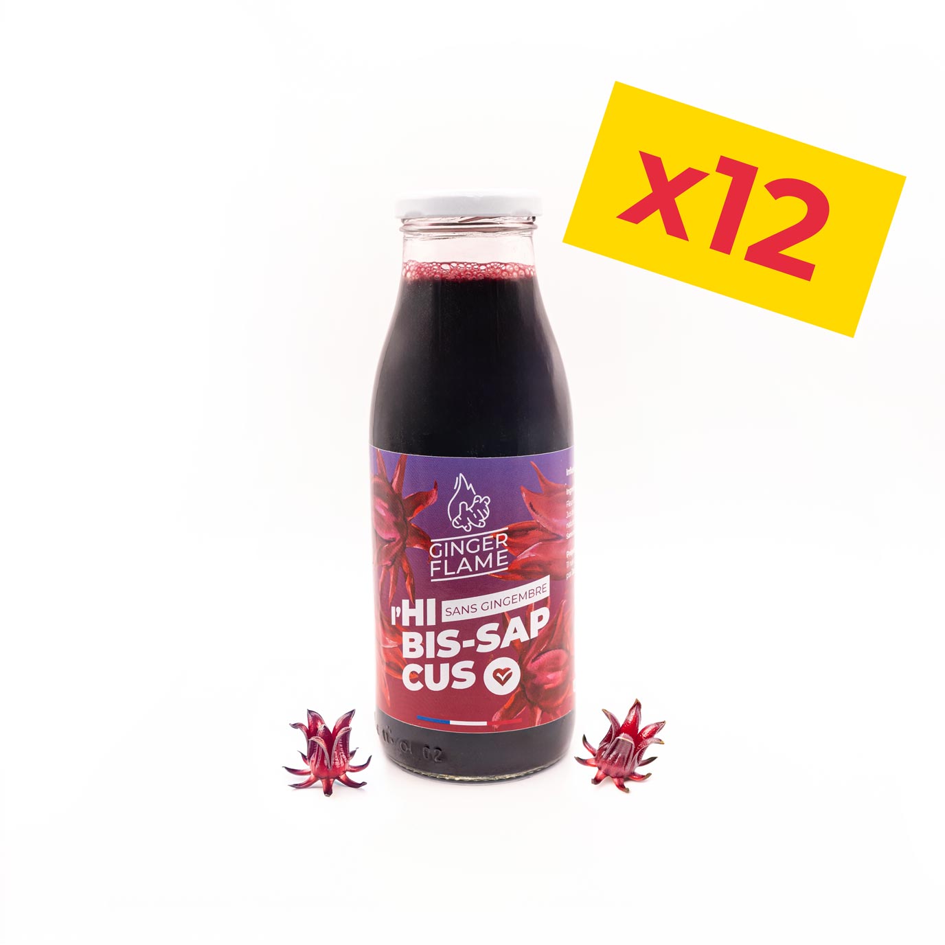 Boisson Hibiscus - Bissap Doux - 12 Pack
