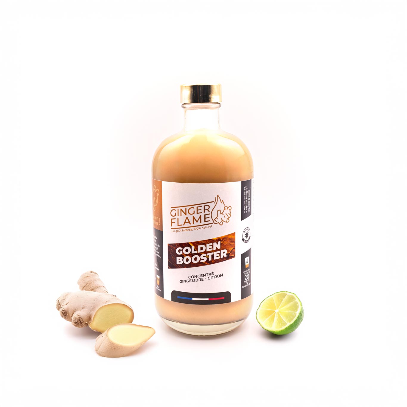 Golden Booster - Concentré Gingembre/Citron - à diluer